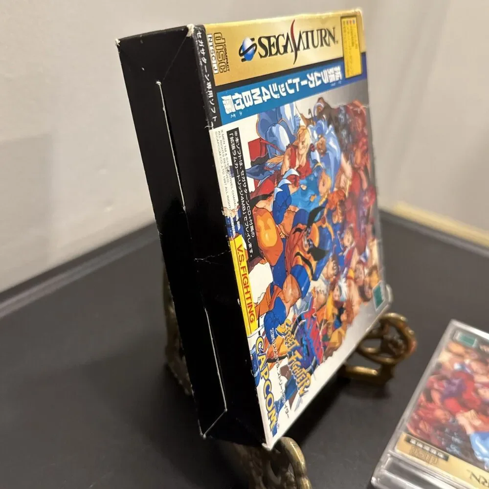 X-MEN VS STREET FIGHTER 8MB RAM CART PACK Japan Sega Saturn Boxed Import